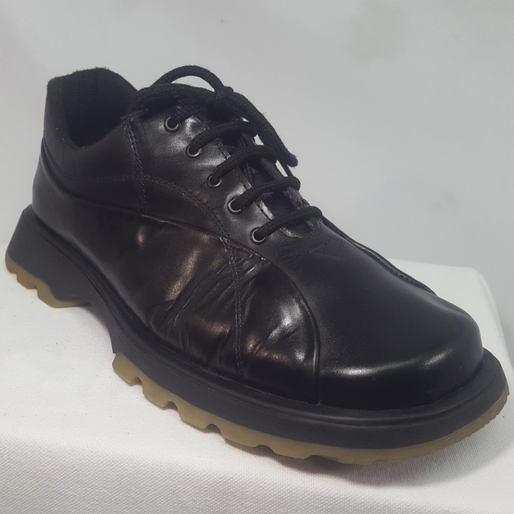 BED STU MEN'S Black Leather 8-M /41 Oxford Shoes